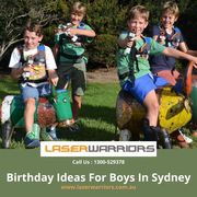 Birthday Ideas For Boys In Sydney - www.laserwarriors.com.au