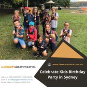 Celebrate Kids Birthday Party in Sydney - Laser Warriors