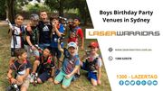 Boys Birthday Party Venues in Sydney - Laser Warriors